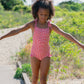 Floral Gingham One Piece