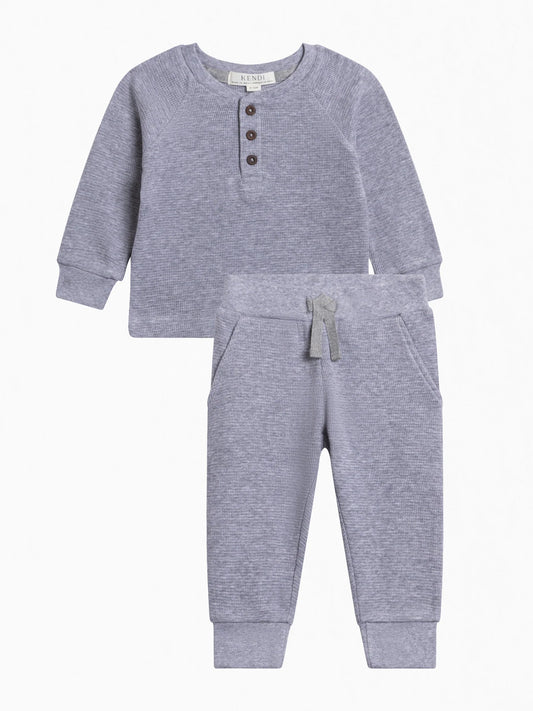 Gray Nelson waffle set